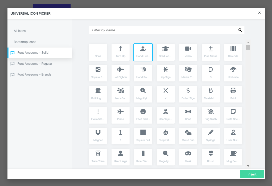 Universal Icon Picker